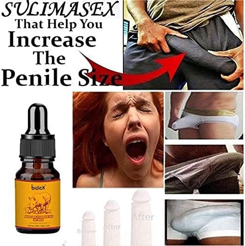 Bidick -XYY Men Penis Enlarge Oil Penis Growth Pure Natural Oil Increase Delay Time Boosts Natural Stamina 15ML