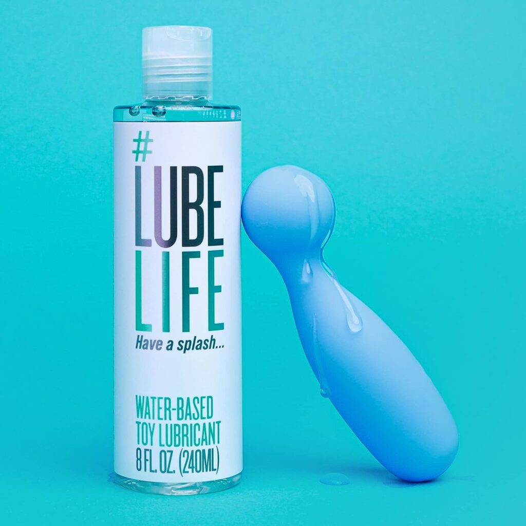 Lube Life Water-Based Toy Lubricant, Toy-Safe lube for Men, Women and Couples, Non-Staining, 8 Fl Oz