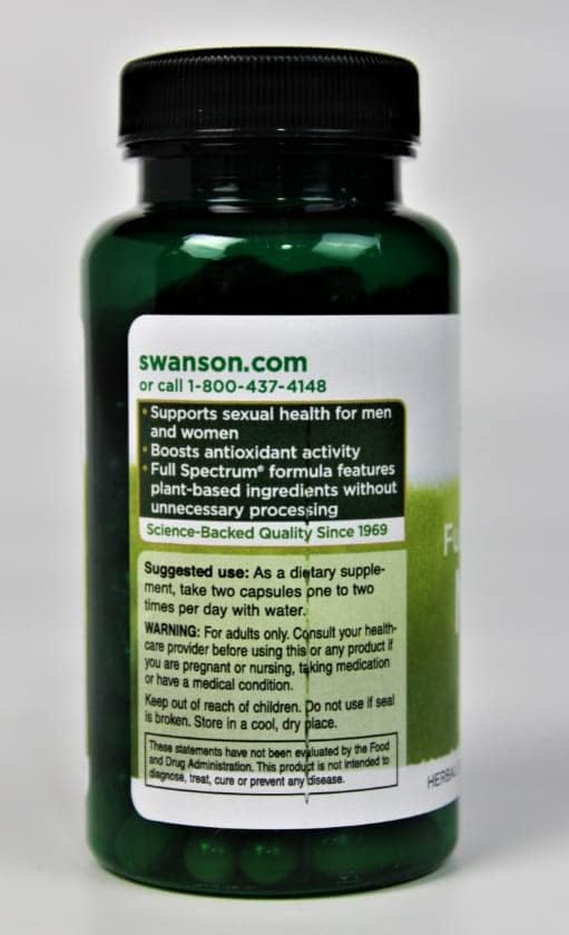 Swanson Maca 500 Milligrams 100 Capsules