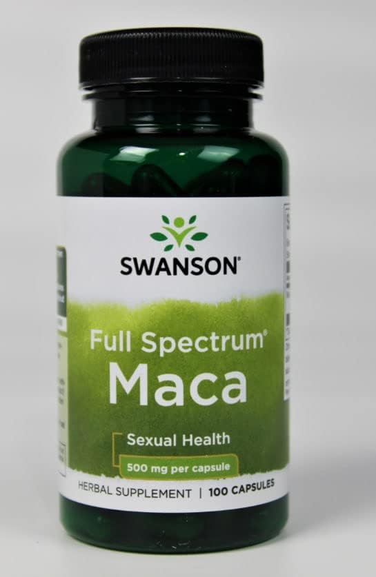 Swanson Maca 500 Milligrams 100 Capsules