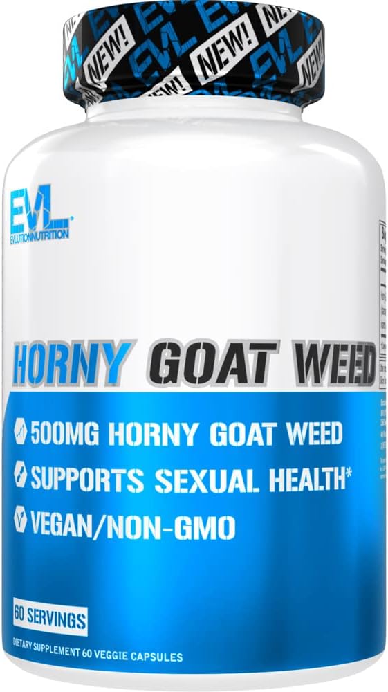 EVL Horny Goat Weed for Men - Invigorating Male Enhancing Supplement for Performance Size Energy and Stamina with Horny Goat Weed Extract - Male Libido Booster Testosterone Supplement for Men