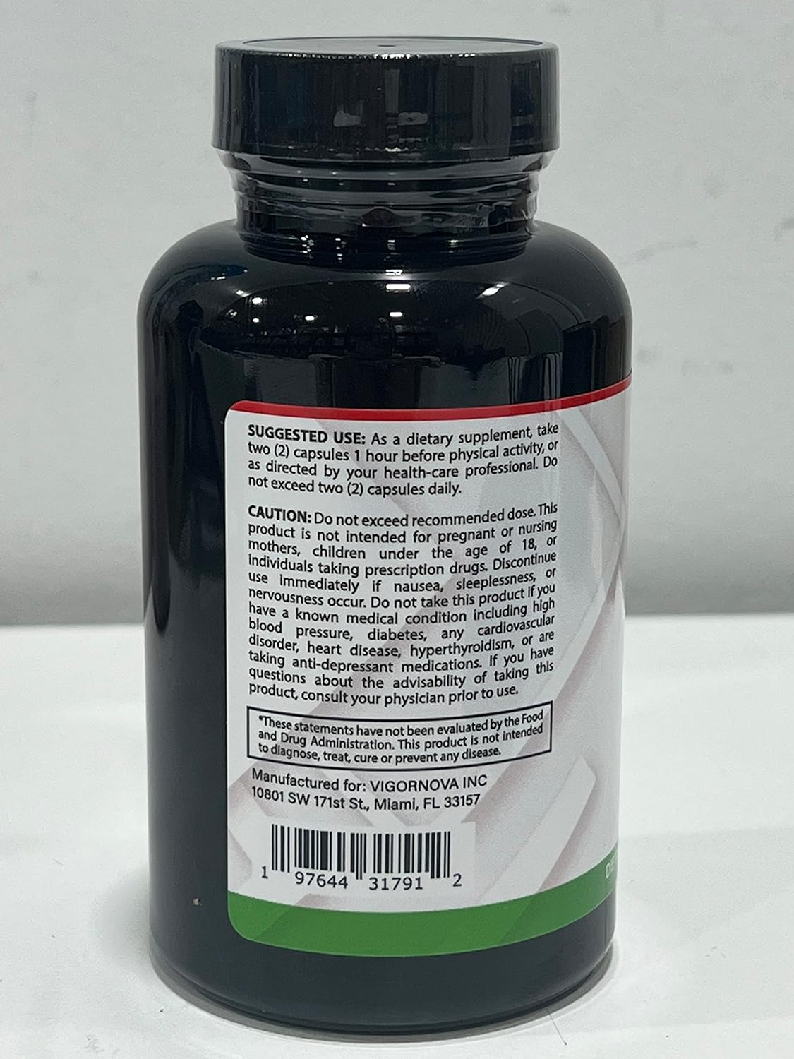 VigorNova HornyGoatWeed for Men - Male Enhancing Supplement Erection Pills Stamina, Libido Booster Maca Root, Tribulus Terrestris, L-arginine, Saw Palmetto, Ginseng, Tongkat Ali - USA Made